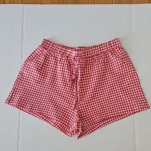 Red Gingham Women's Shorts